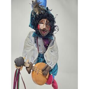 Louie Gizyn Soft Art Sculpture Hanging Clown Man Fantastic Figurines Music Note